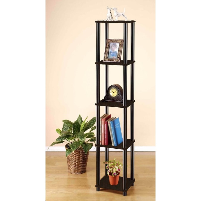 Porch   Den St. Marks 5 tier Corner Square Display Shelf