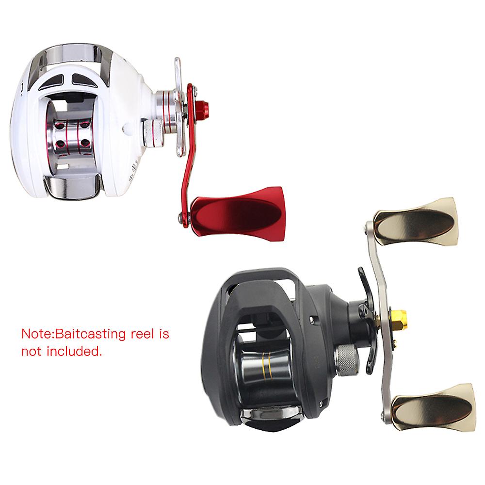 2pcs Fishing Reel Handle Knobs Aluminium Alloy Baitcasting Reel Knob Replacement Fishing Vessel Accessory Ultralight Fishing Tackle Tools No.221165