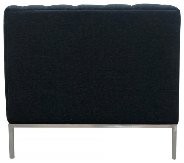 Ruggiero  Dark Gray Fabric Sofa   Contemporary   Sofas   by V.S.D Furniture  Houzz