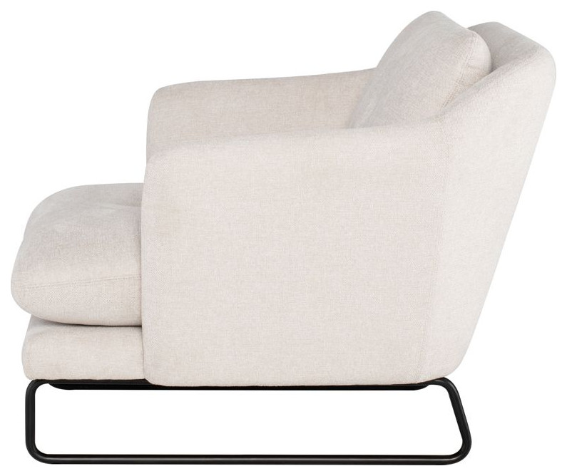 Nuevo Furniture Frankie Single Seat Sofa   Transitional   Armchairs And Accent Chairs   by Unlimited Furniture Group  Houzz