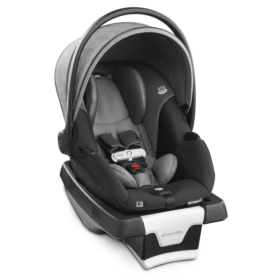 SecureMax Infant Car Seat with SensorSafe + SafeZone Load Leg Base