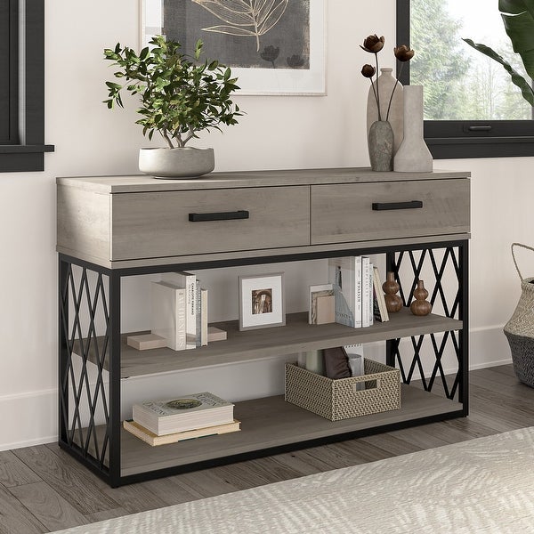 City Park Industrial Console Table with Drawers by kathy ireland? Home