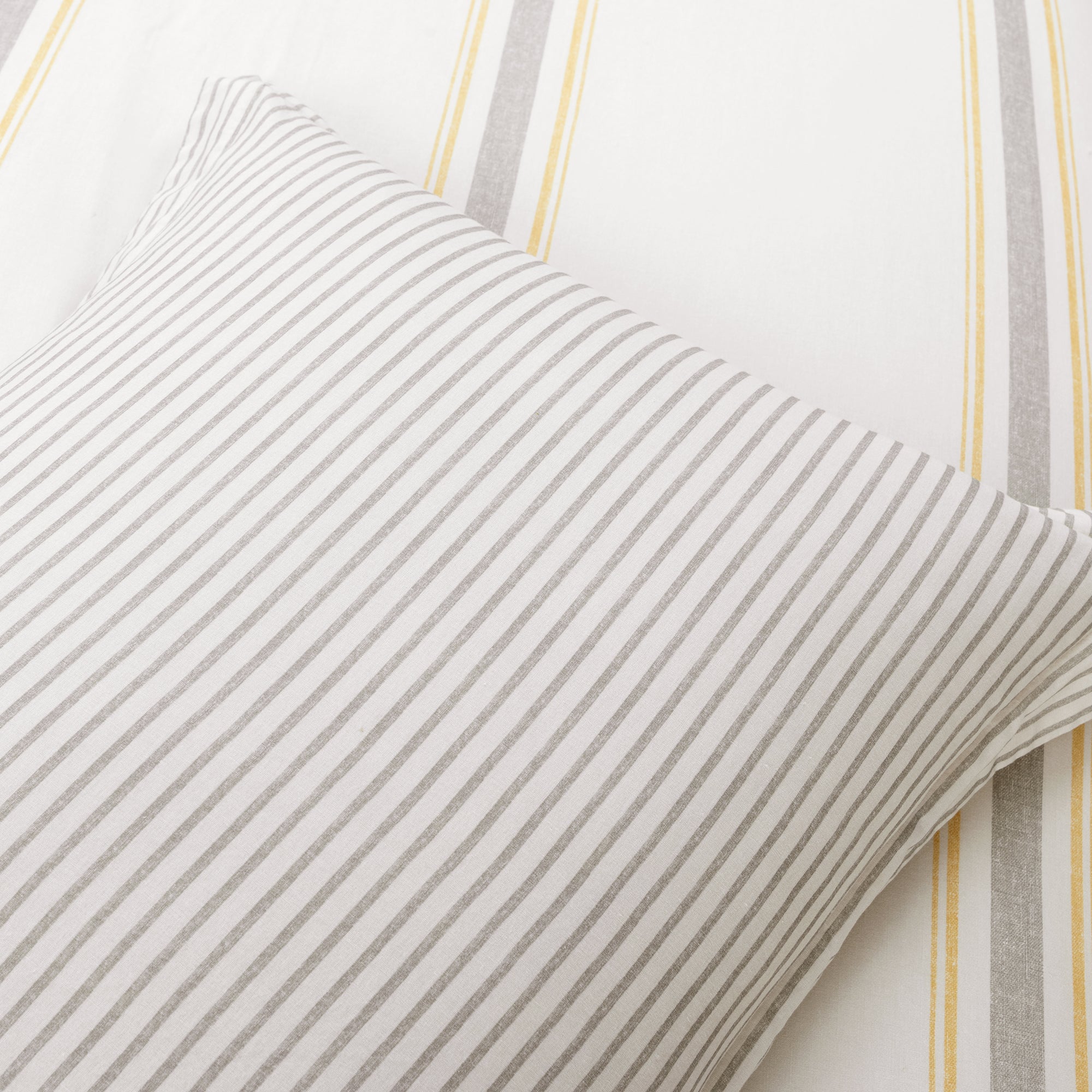 Farmhouse Stripe 100% Cotton Duvet Cover Set