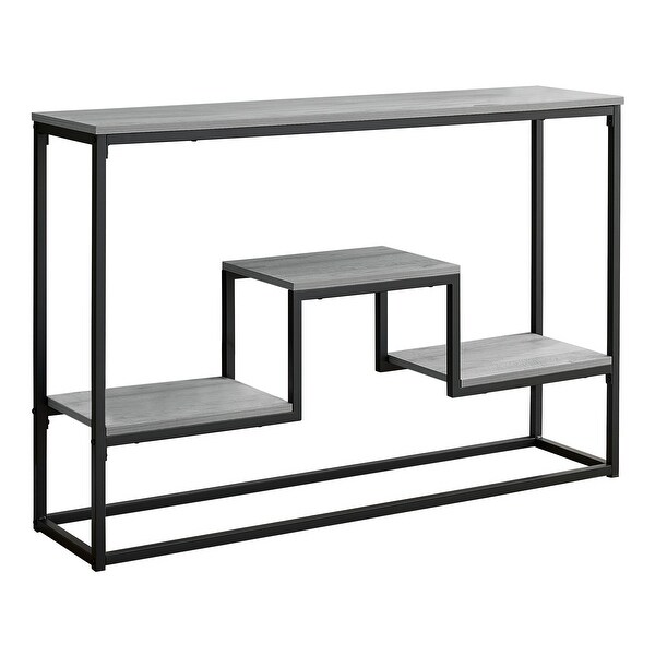 Monarch 48-inch Gray Finish Console Accent Table