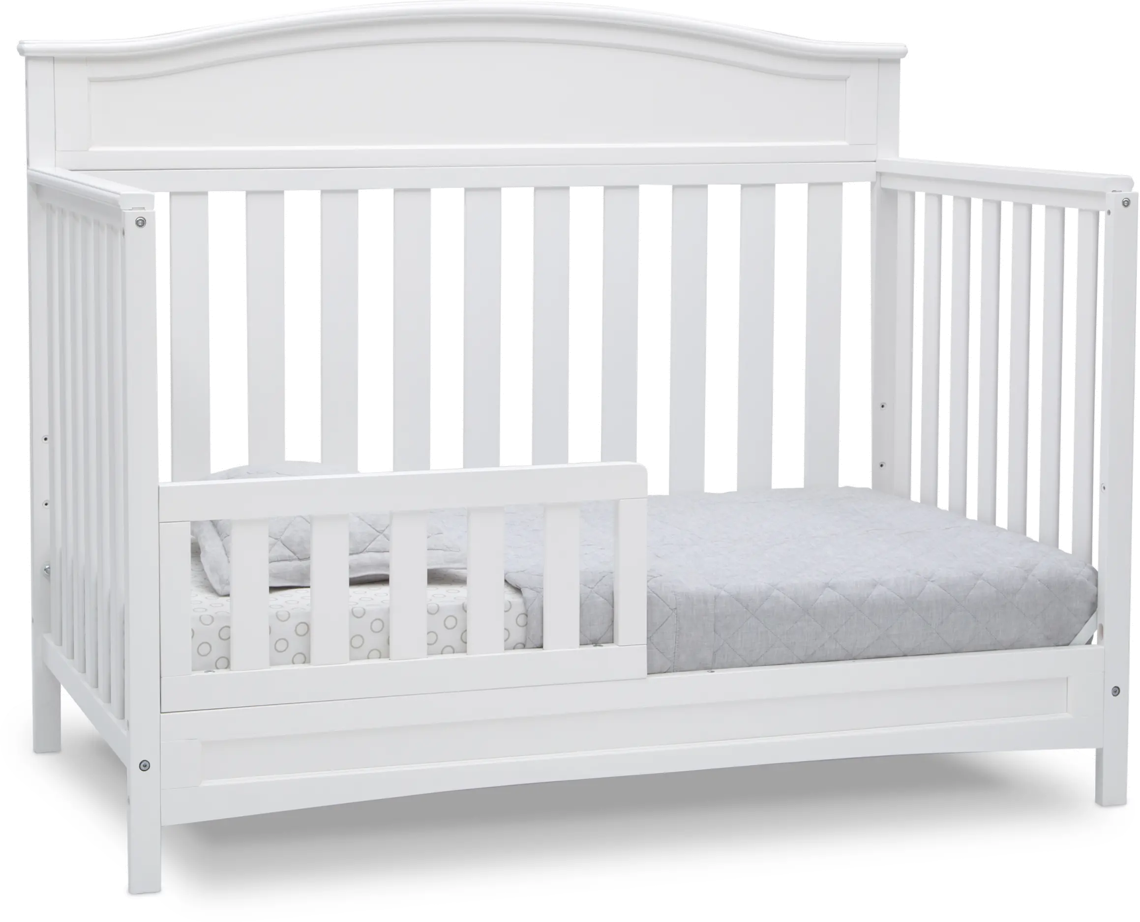 Emery White 4-in-1 Convertible Crib