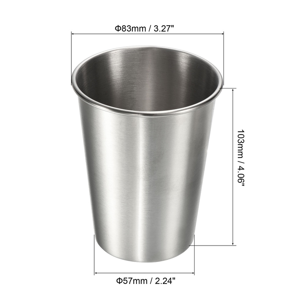 Stainless Steel Plant Pots Metal Flower Planter Container for Balcony   Silver