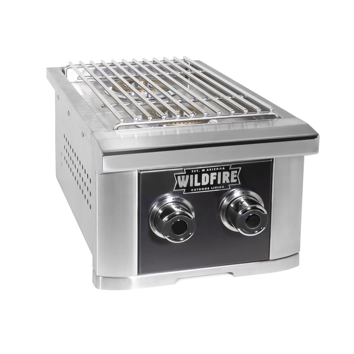 Wildfire Ranch Black 304 SS Natural Gas Double Side Burner