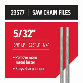 Oregon 532 in. Round Saw Chain Files (2-Pack) for 38 in. low profile and 14 in. pitch saw chain 23577 23577-21