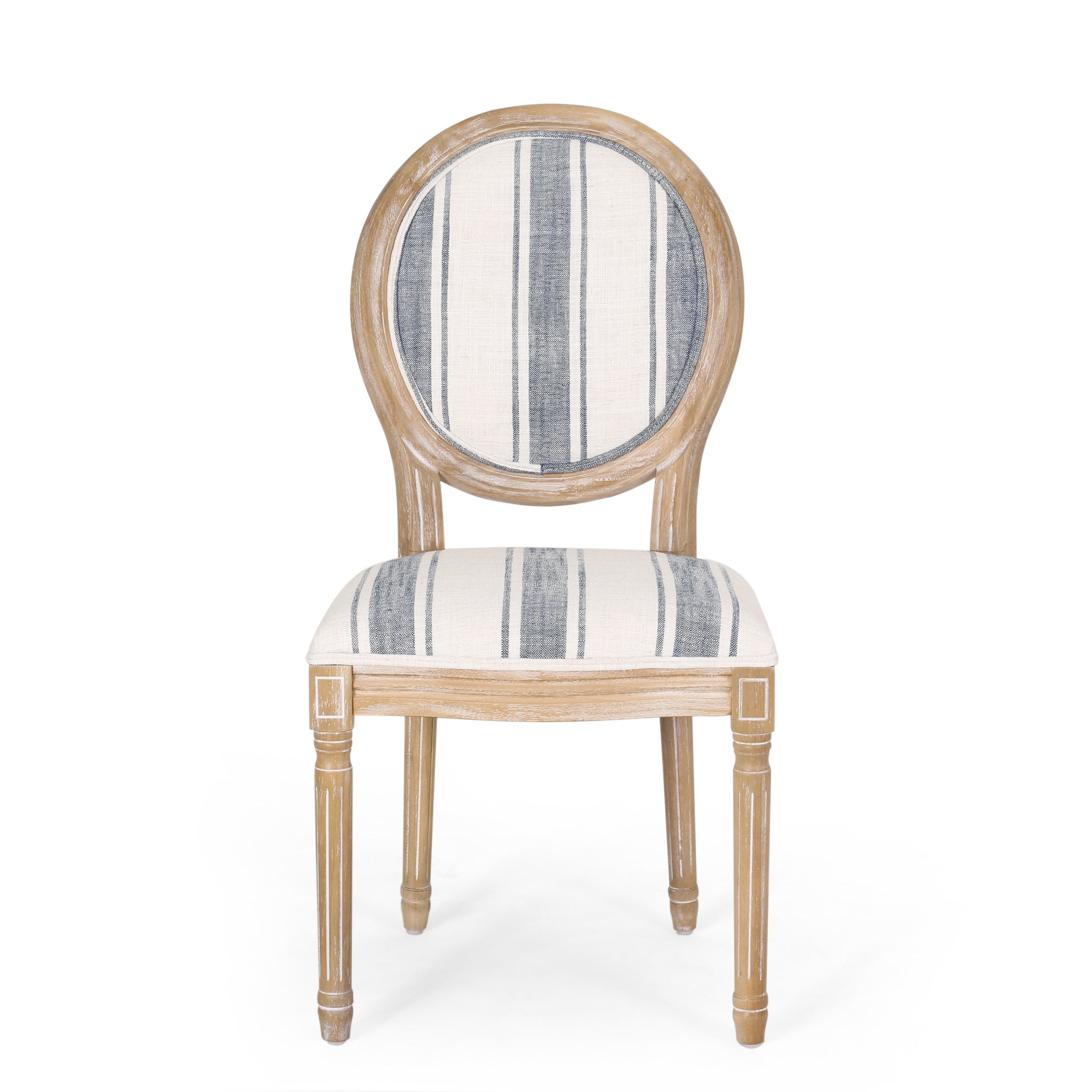 Lariya French Country Fabric Dining Chairs