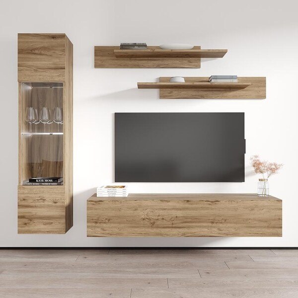 Fly G3 30TV Wall Mounted Floating Modern Entertainment Center