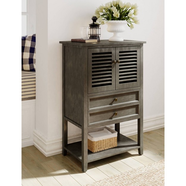 Elmhurst Cabinet Dark Gray Finch