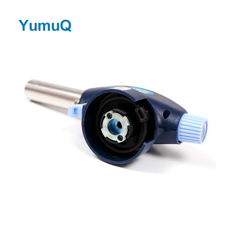 YumuQ ABS + Steel + Copper Portable Piezo Gas Refill Torch Lighter Fire Igniter Camping Ignition For Outdoor