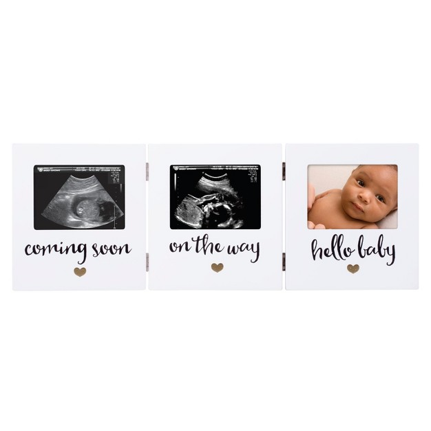 Pearhead Triple Sonogram Hinged Frame White