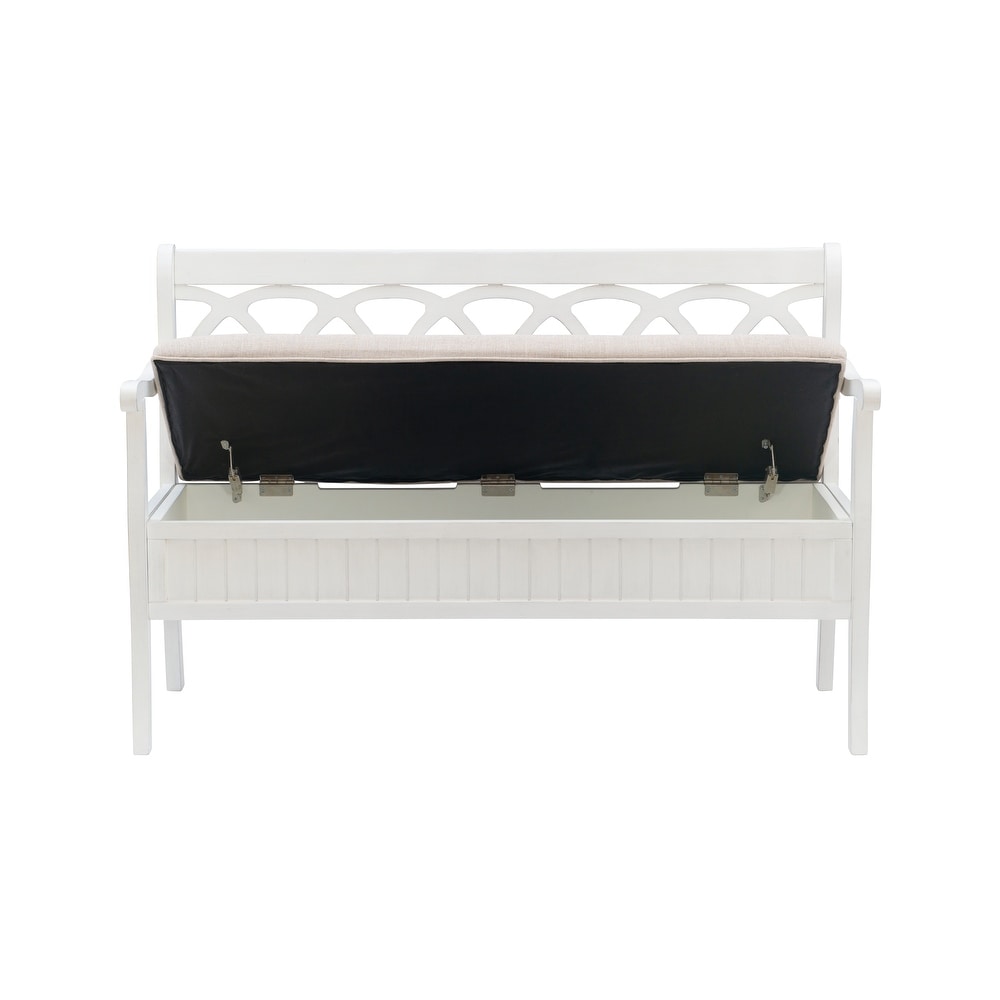 Elliana Flip Top Entryway Storage Bench