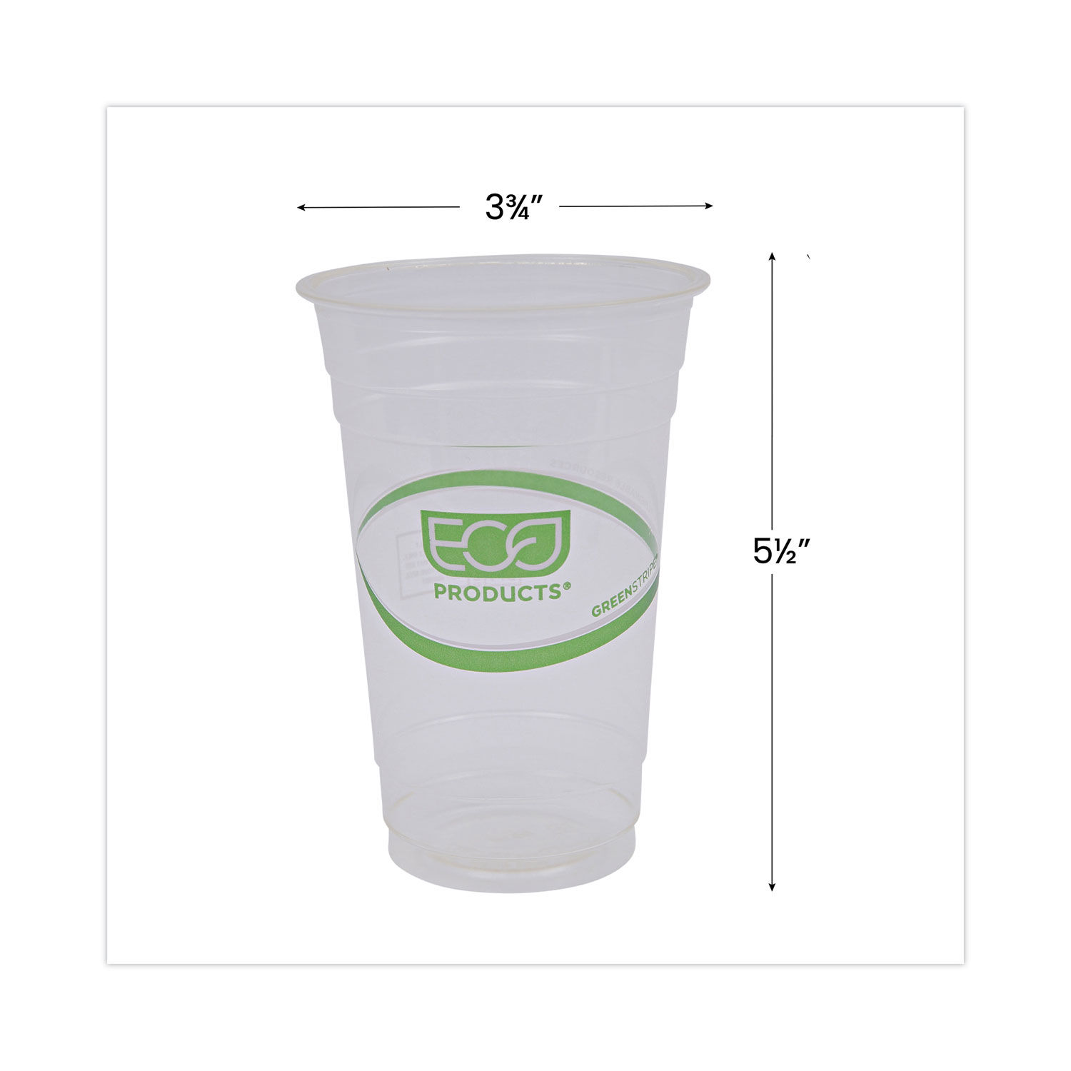 GreenStripe Renewable and Compostable Cold Cups by Eco-Productsandreg; ECOEPCC20GS