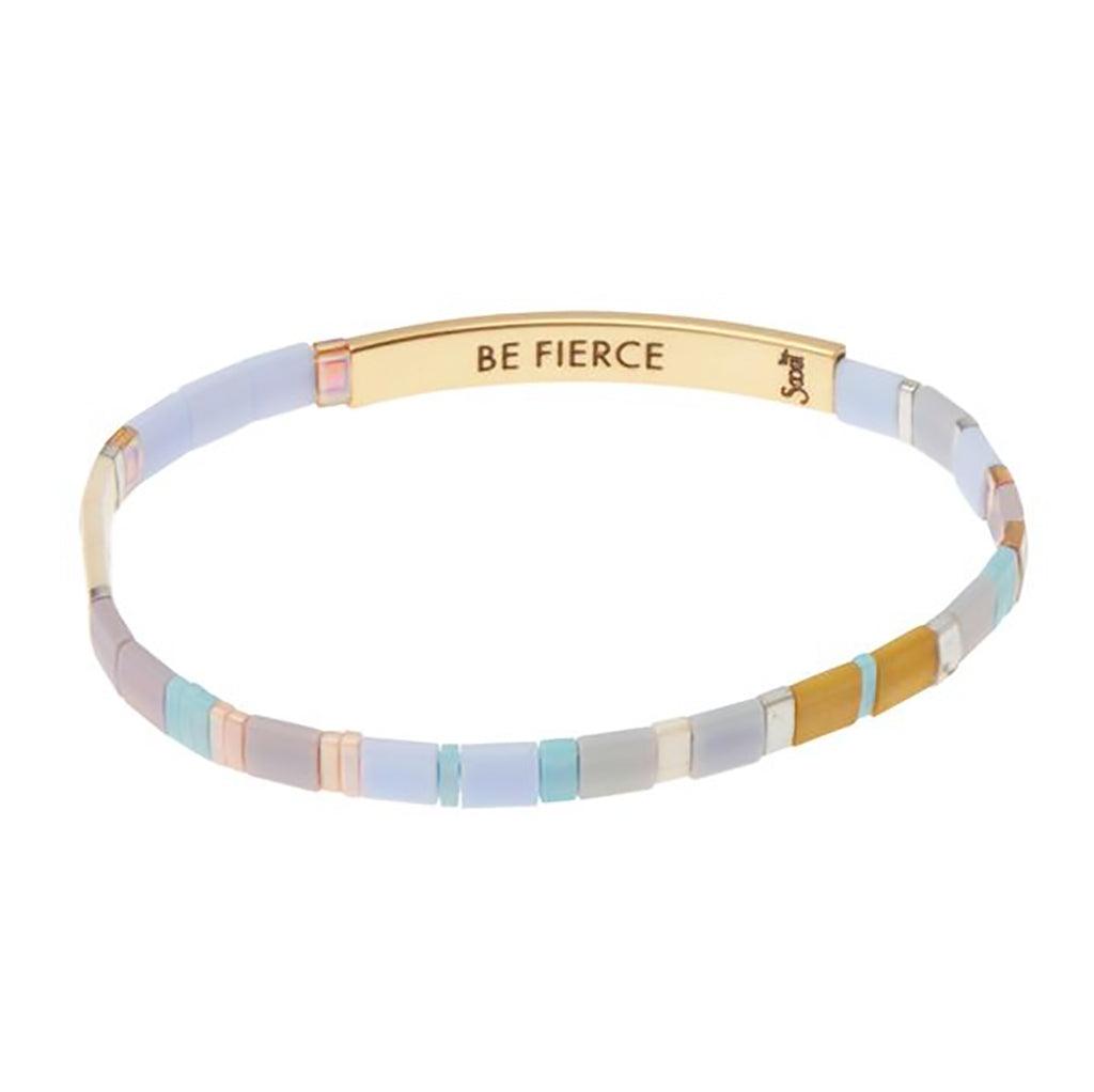 Scout Curated Wears  Good Karma Miyuki Bracelet | Be Fierce - Lavender/Gold