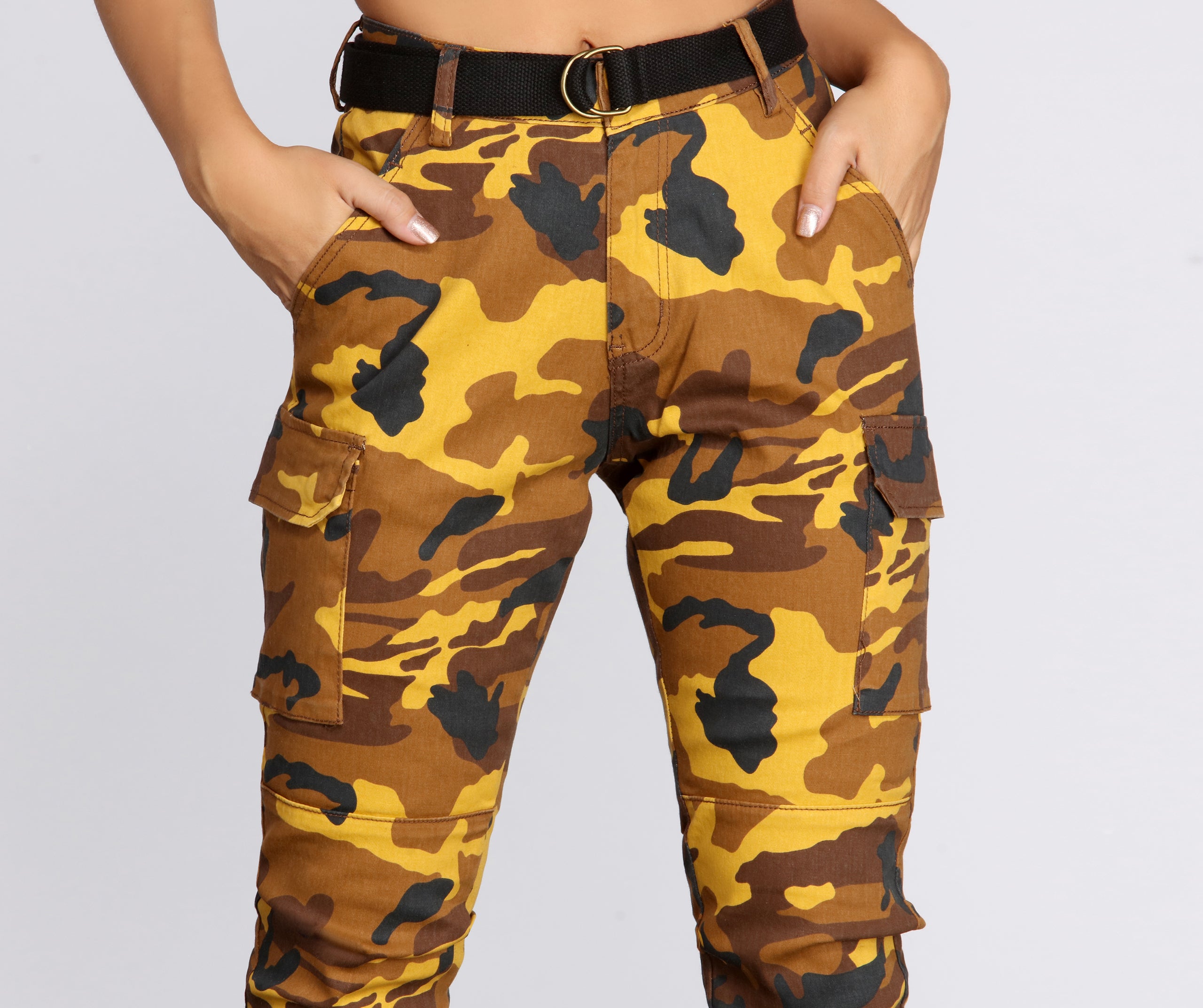 Step It Up Camo Cargo Pants