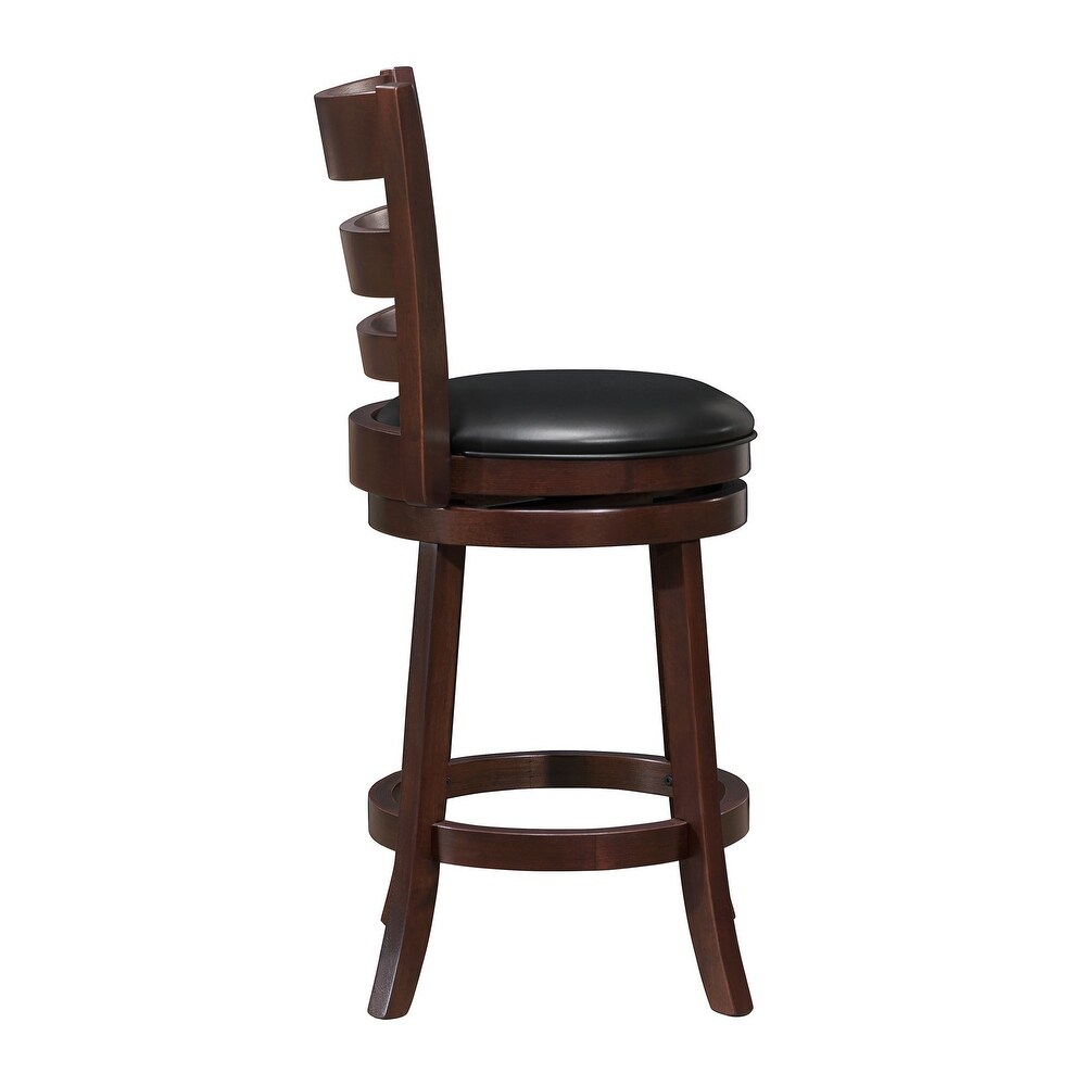 Aris Ladder Back Swivel Barstool