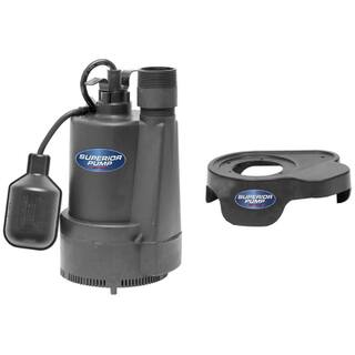 Superior Pump 13 HP Submersible Thermoplastic Sump Pump Kit 92397