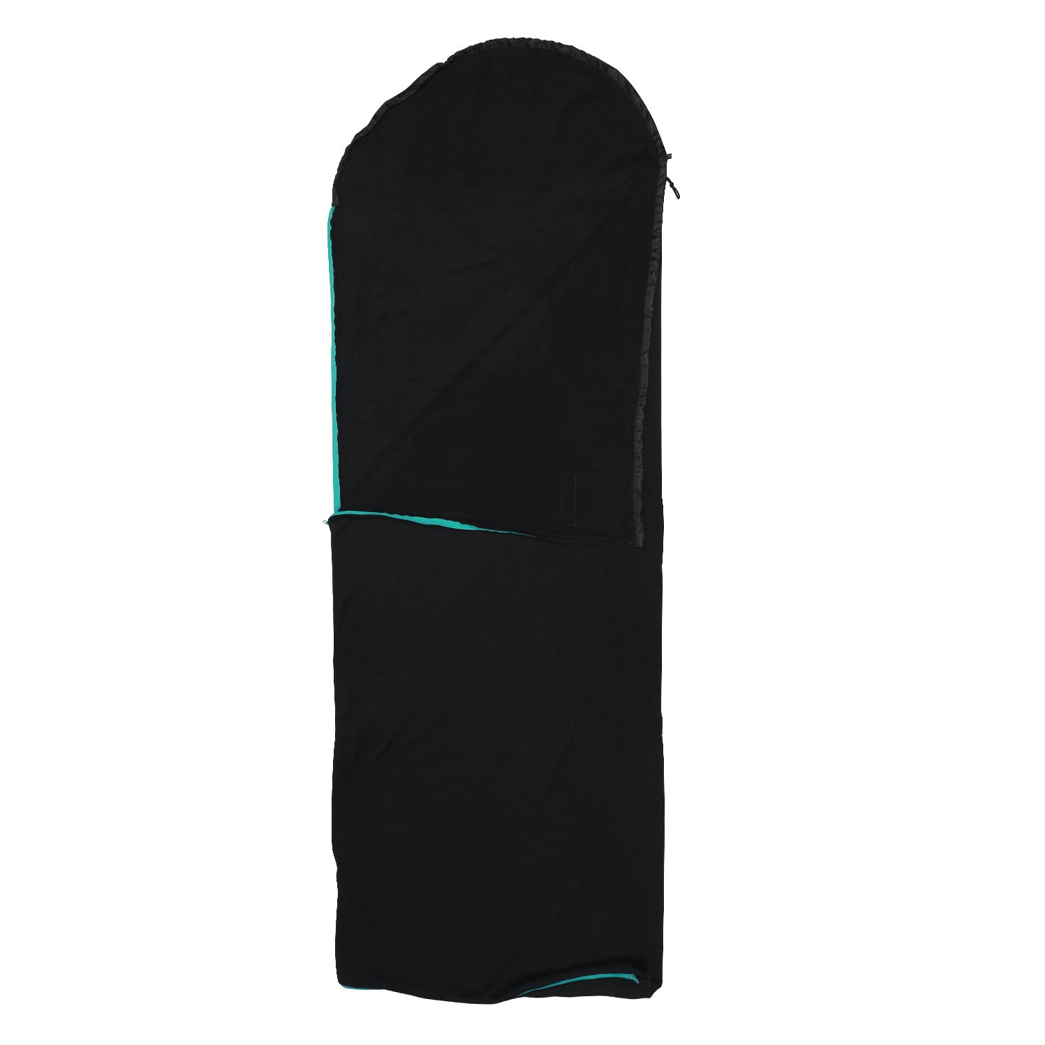 FE Active Sleeping Bag Fleece Liner - Sleeping Bag Liner with Drawstring Hood & Dual Slider Zipper Cold Weather Camping Blanket Sleeping Sack for Camping Bed Travel Gear | Designed in California, USA