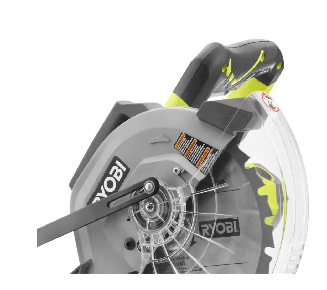 RYOBI TSS103-A181002 15 Amp 10 in. Corded Sliding Compound Miter Saw with 10 in. 40 Carbide Teeth Thin Kerf Miter Saw Blade