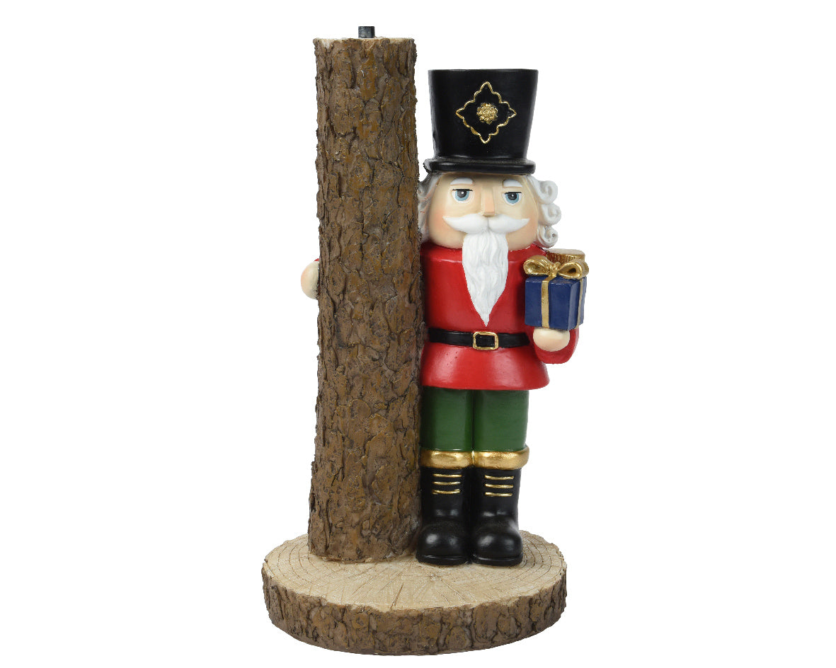 12 Nutcracker on Trunk Tree Base