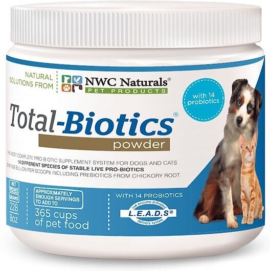 NWC Naturals Total-Biotics Probiotic Dog and Cat Powder Supplement