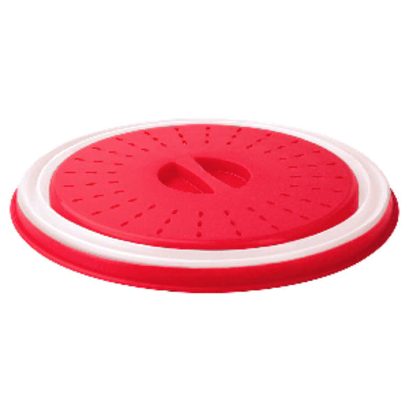 Tovolo Red/White Plastic Collapsible Microwave Food Cover