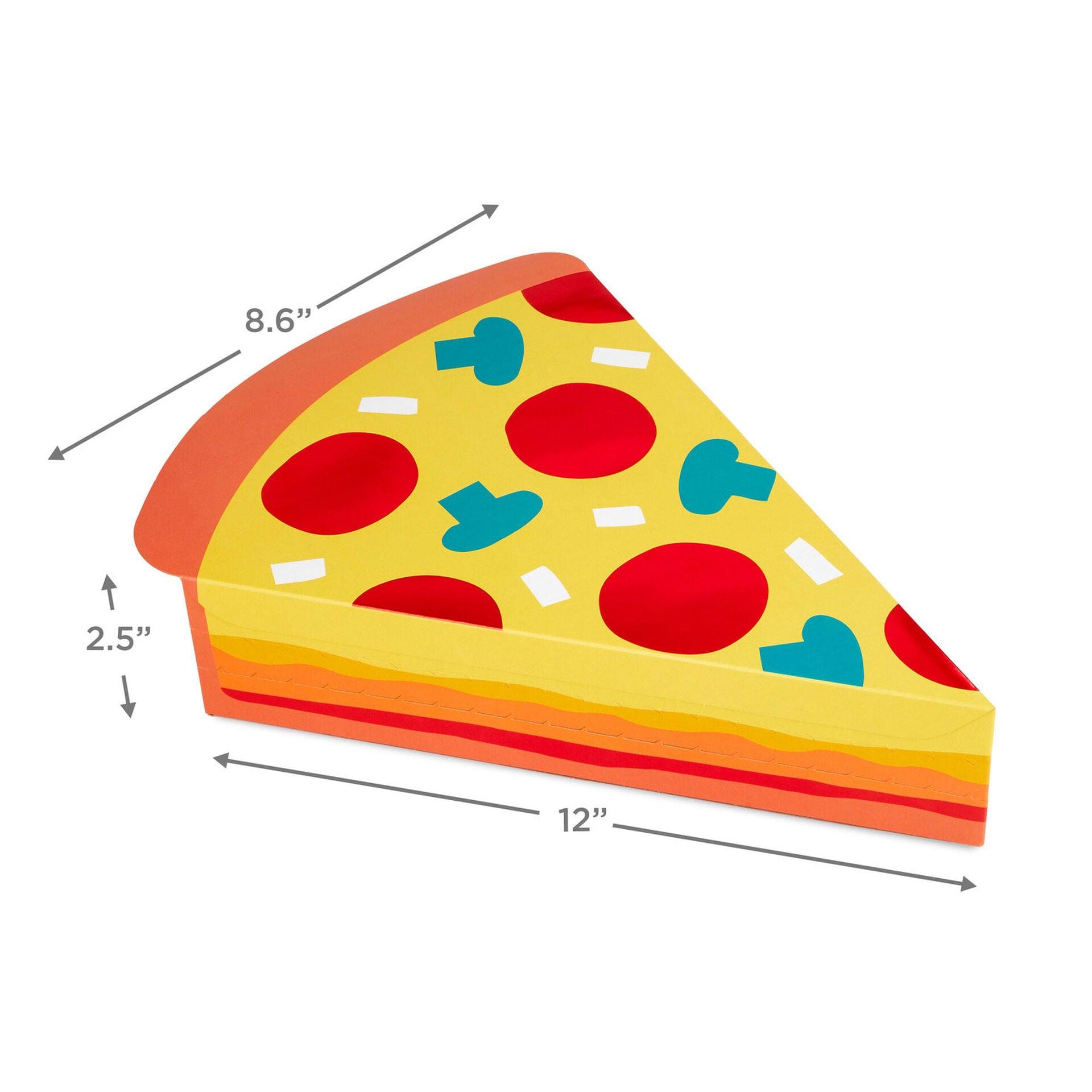 Hallmark  Pizza Slice Fun-Zip Gift Box