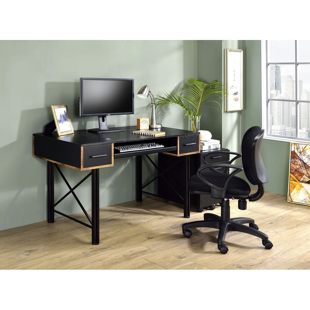 ACME Settea Computer Desk in Black