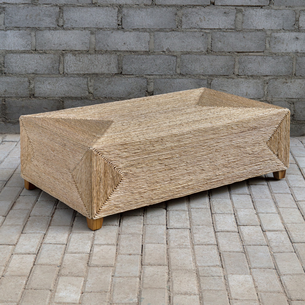 Uttermost Rora Woven Coffee table   Beach Style   Coffee Tables   by Modern Furniture LLC  Houzz