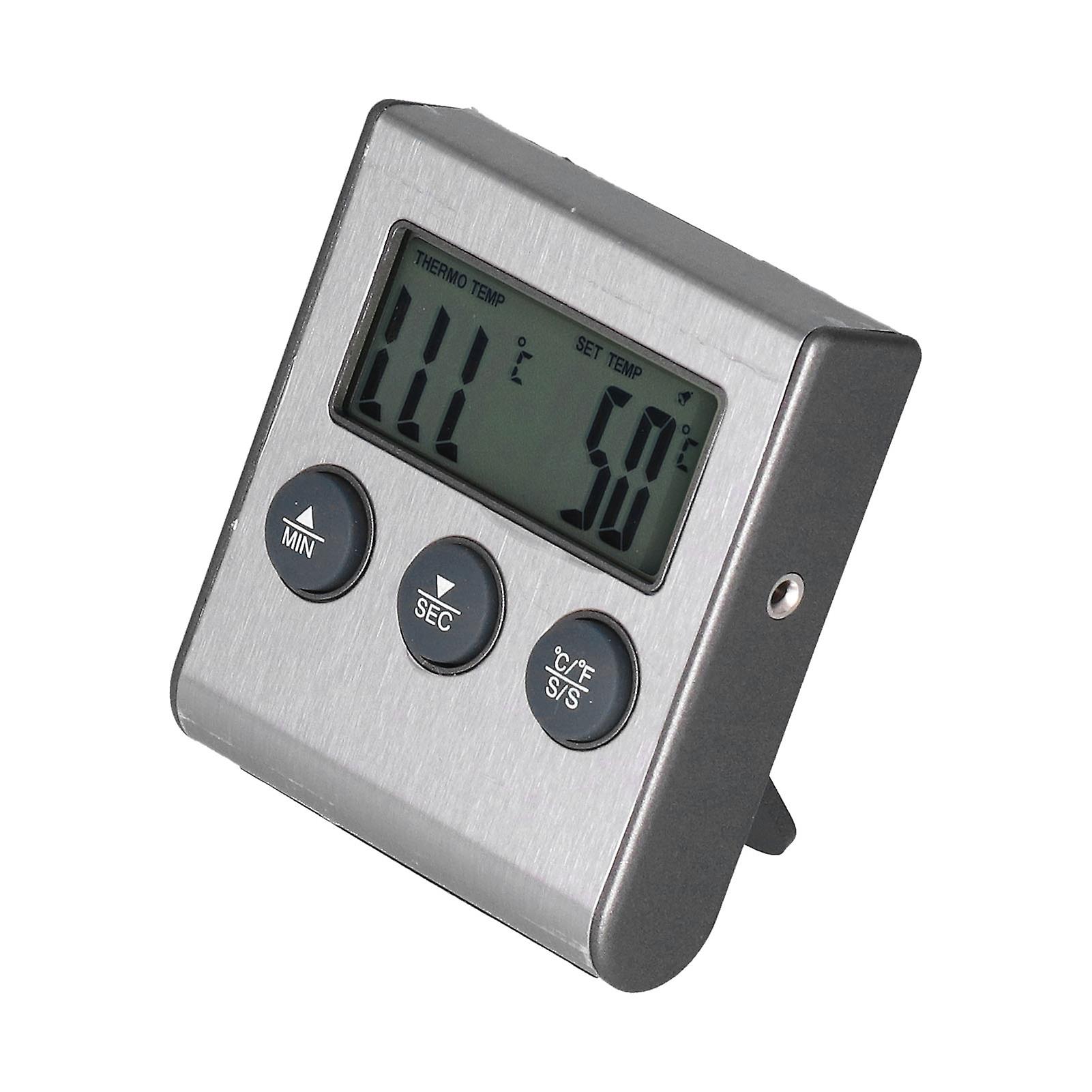 Magnet Design Barbecue Thermometer Food Meat Temperature Meter With Alarm Function For Kitchen