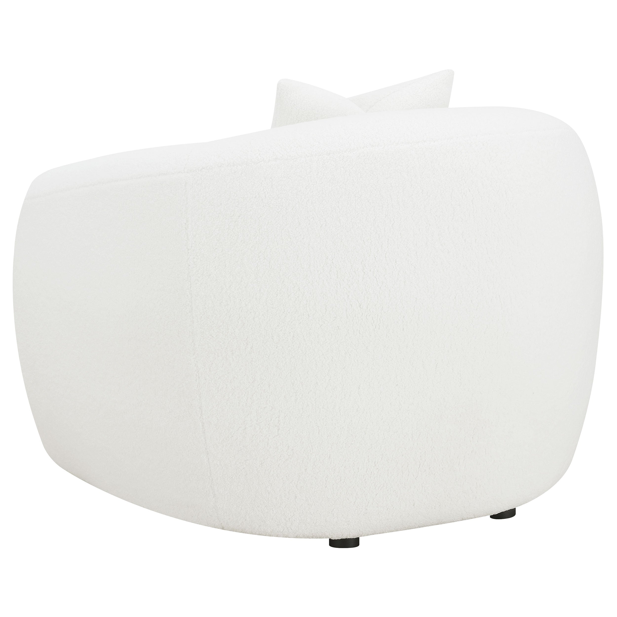 Isabella Upholstered Tight Back Chair White-509873