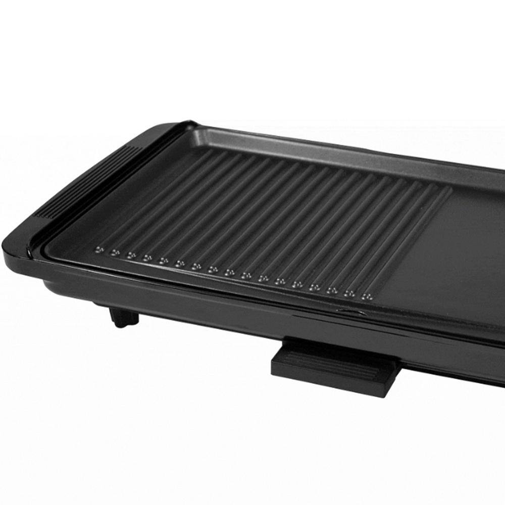 Better Chef 160 sq. in. Black 2-in-1 Family Size Electric Counter Top GrillGriddle 985115086M