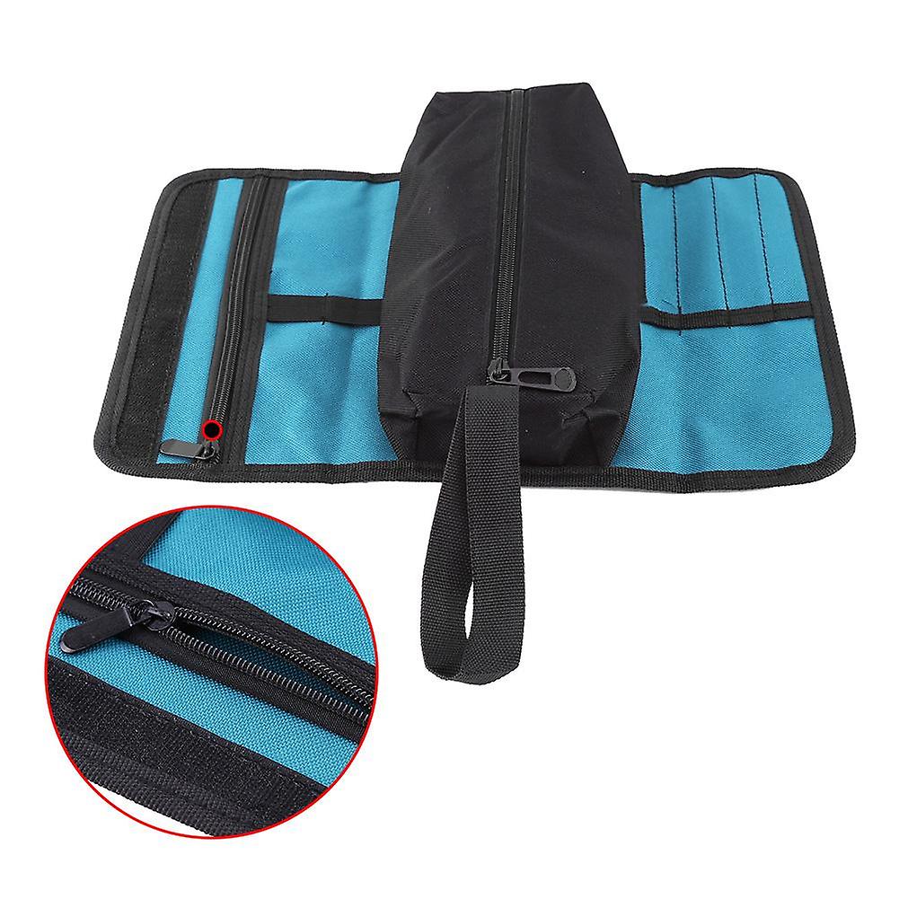 Foldable Professional Electricians Tool Storage Holder Roll Bag Convenient Organizer