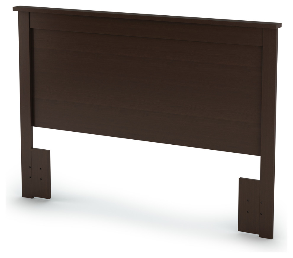 South Shore Vito Full/Queen Headboard (54/60  x27 x27)  Chocolate   Contemporary   Headboards   by TSCShops  Houzz