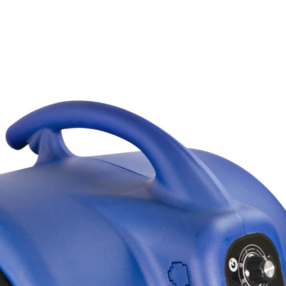 Comfort Zone 12 HP High Velocity Air Mover Carpet Dryer Blower Fan with Timer Blue