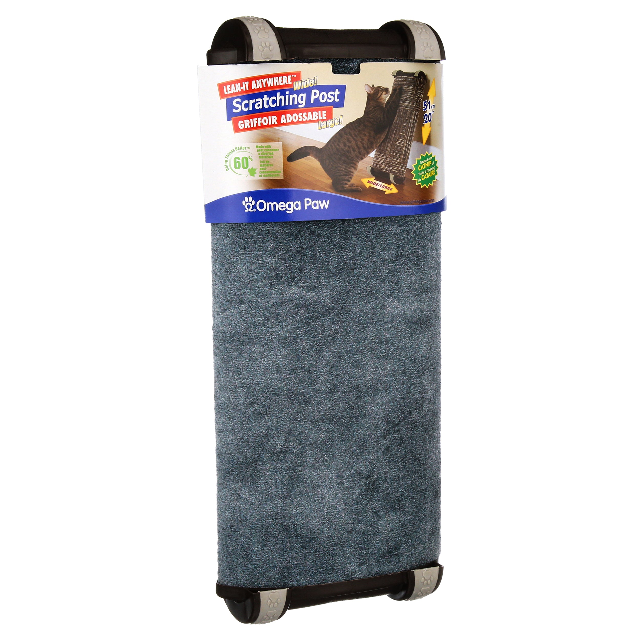 Omega Paw® Lean-It Anywhere™ Wide Large Scratching Post