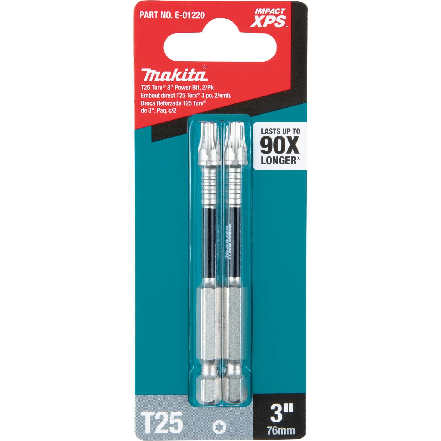 Makita Impact XPS Torx T25 X 3 in. L Power Bit Steel 2 pk