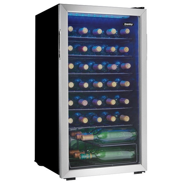 36 Bottle Free-Standing Wine Cooler in Stainless