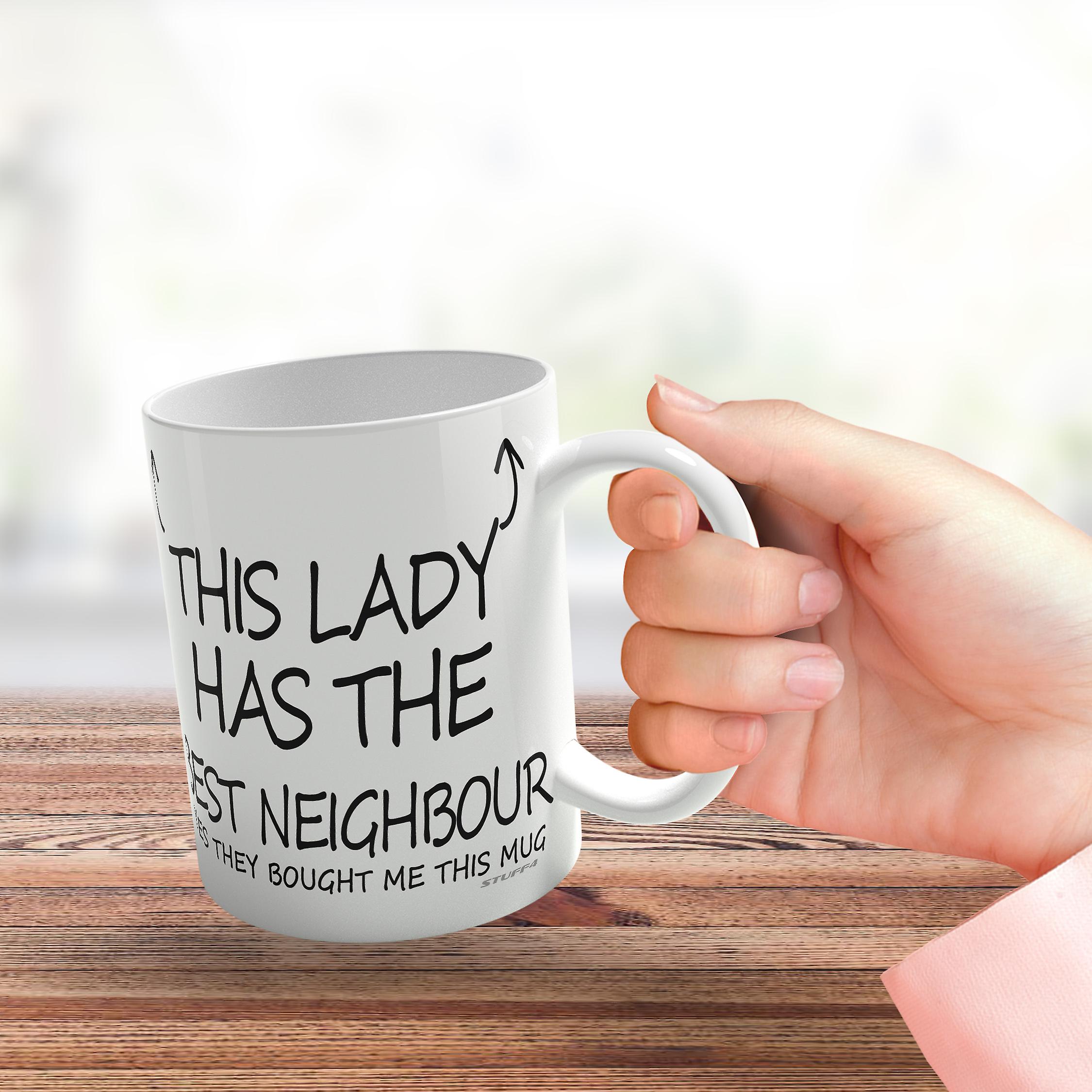 Best Neighbour Mug Gifts 11oz Ceramic Dishwasher Safe Premium Mugs House Warming Housewarming New Moving House Gift Ideas