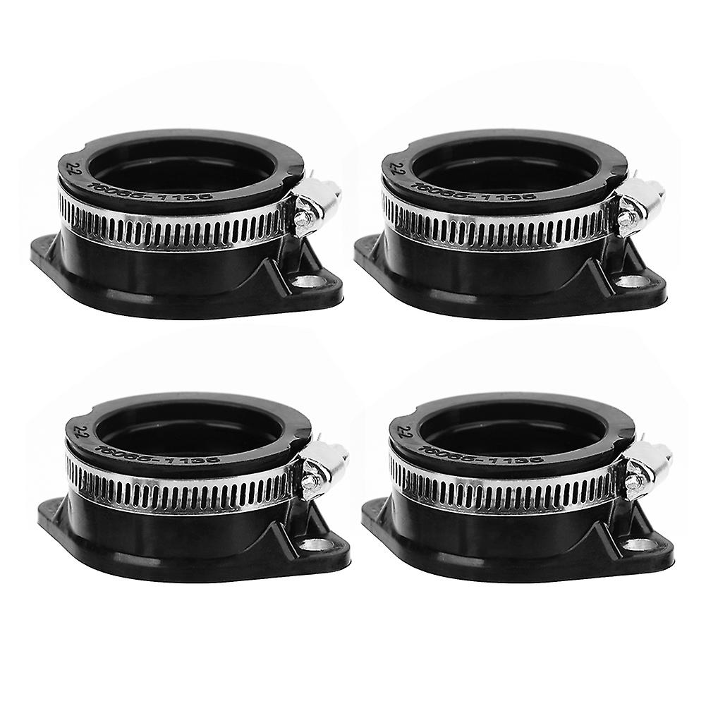 4pcs/set Caburetor Intake Manifold Boots Carb Holder Fit For Kawasaki Kz1000 Kz1100 11-4853