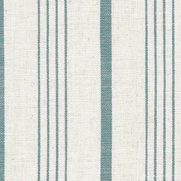 HomePop Modern Swoop Accent Chair - Blue Calypso Stripe