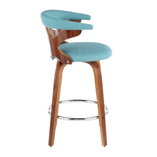 Carson Carrington Viby Mid-century Modern Counter Stools (Set of 2)