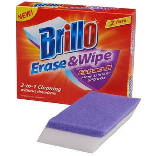 Brillo Erase and Wipe (2-Count Case of 12) 81262