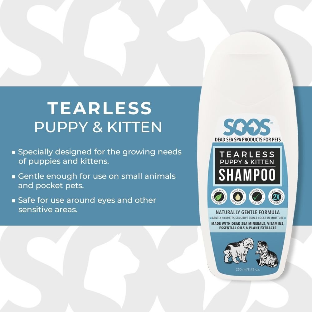 Soos Pets  Tearless Puppy and Kitten Shampoo