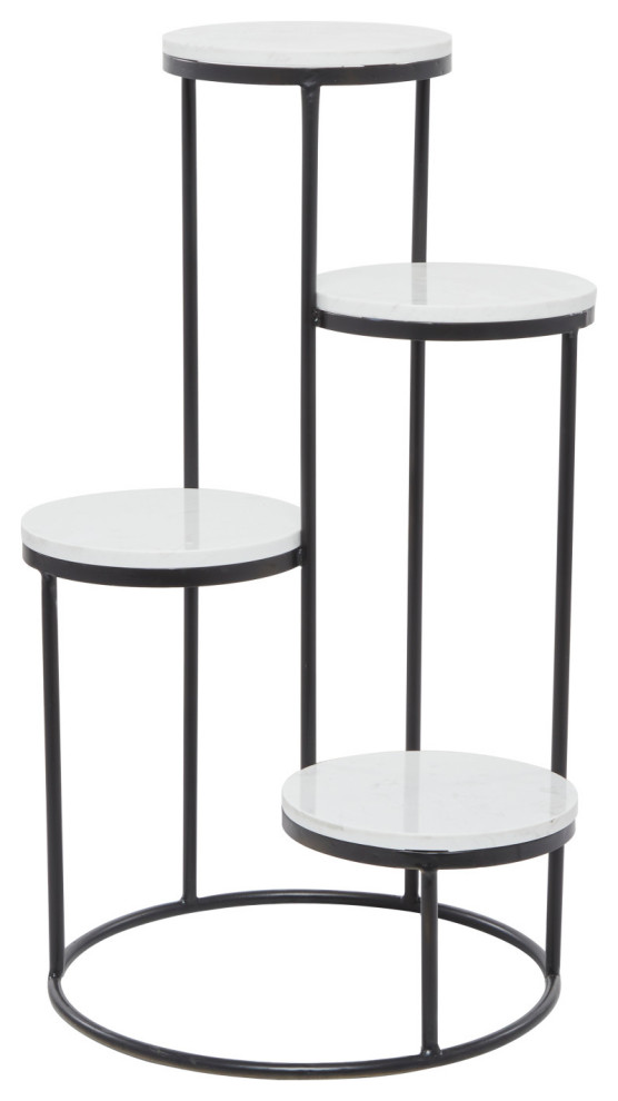 Iron Modern Plantstand   Transitional   Plant Stands And Telephone Tables   by Brimfield  ampMay  Houzz