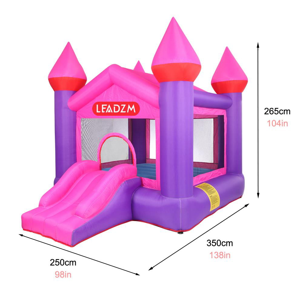 Zimtown Inflatable Bounce Home Child Naughty Castle Small Outdoor Amusement Park Toys with UL Certified Blower