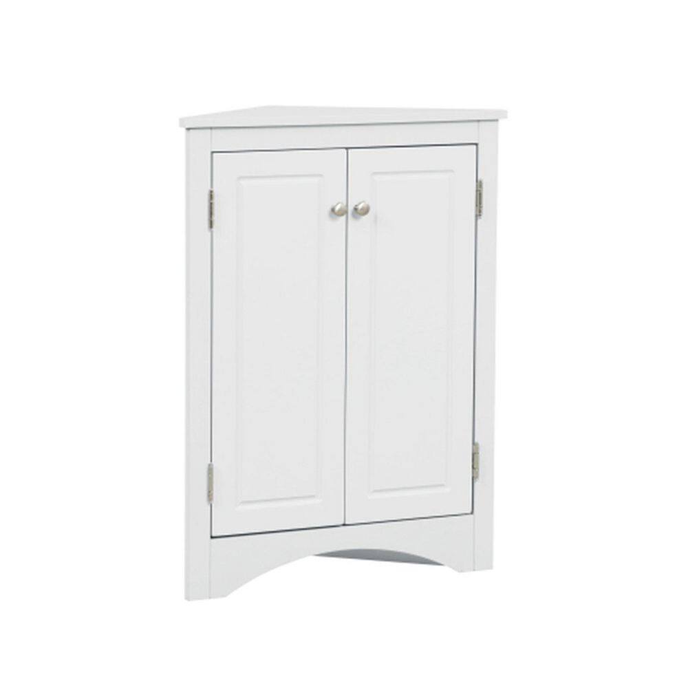 17.2 in. W x 17.2 in. D x 31.5 in. H in White MDF Ready to Assemble Diagonal Kitchen Cabinet with Full Extension YY291467AAK