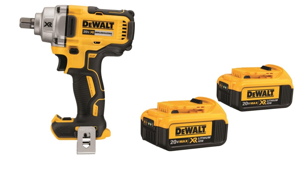 DEWALT 20V MAX XR Jig Saw Body Grip and Premium XR Lithium Ion Battery 2pk Bundle ;